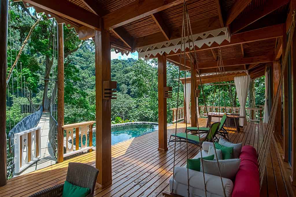 Luxus im tropischen Regenwald